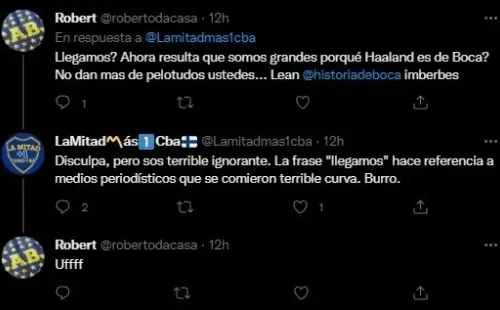 La aclaración del administrador de la cuenta.