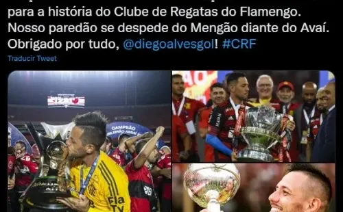 El anuncio de Flamengo.
