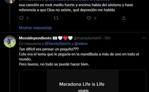 Las reacciones de los hinchas.