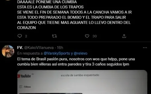 Las reacciones de los hinchas.