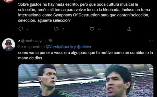 Las reacciones de los hinchas.