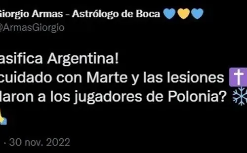 Los comentarios del astrólogo.