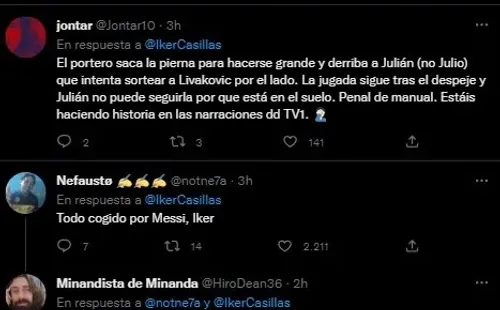 Las respuestas de los hinchas.