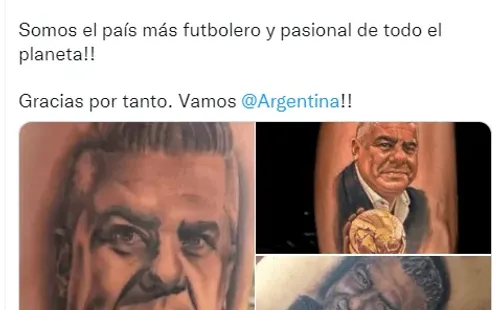 El posteo de Chiqui Tapia a días del campeonato del Mundo.