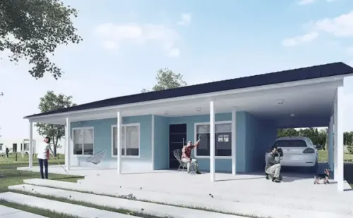 Así es una casa Línea Cube.