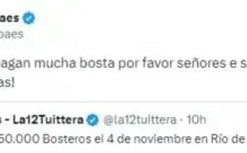 tweet alcalde Río