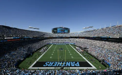 Otra de las sedes de la Copa América que cede la NFL: Carolina Panthers, local en un Bank of America Stadium repleto (Getty Images)