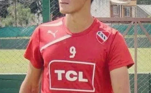 Leo Buter en su época de juvenil en Independiente