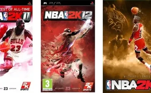 Las portadas previas de Michael Jordan en el NBA 2K