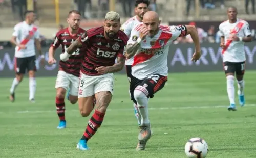 Gabigol foi o artilheiro da Libertadores – Foto: Alexandre Vidal / Flamengo