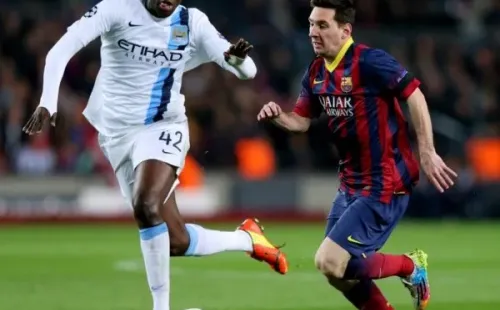 Yaya Touré em ação pelo Manchester City