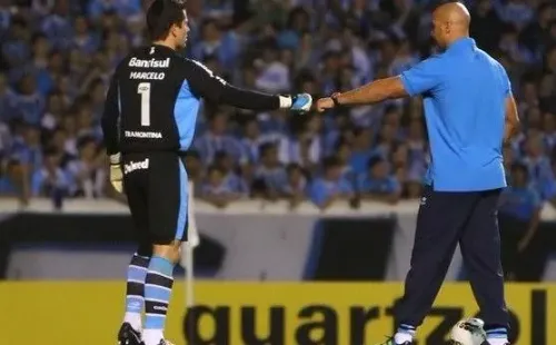 Rogerião foi o braço direito de Marcelo Grohe – Foto: Lucas uebel/Grêmio.