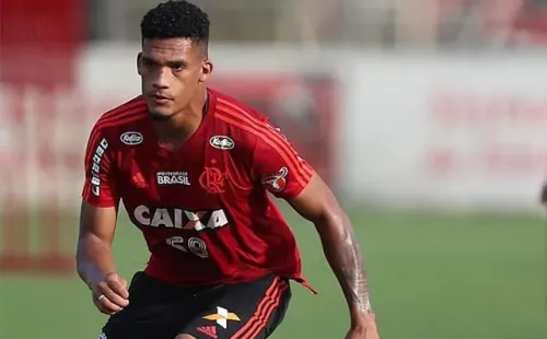 Rafael Santos se destacou na base Rubro-Negra. Foto:Gilvan de Souza/Flamengo