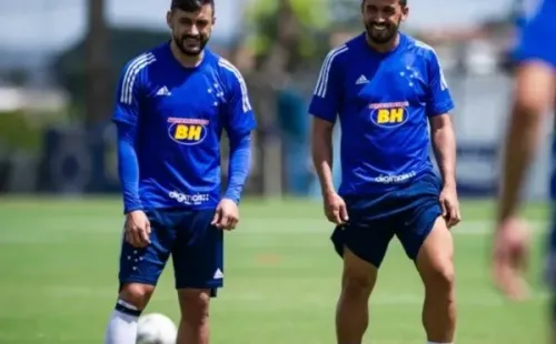 Robinho e Edílson foram dispensados recentemente – Foto: Bruno Haddad/Cruzeiro.