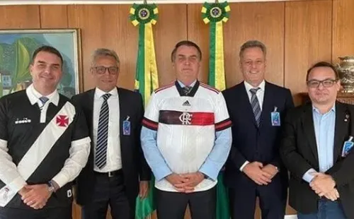 Landim se reuniu com Bolsonaro recentemente para discutir questões sobre o transmissões – Foto: Divulgação.