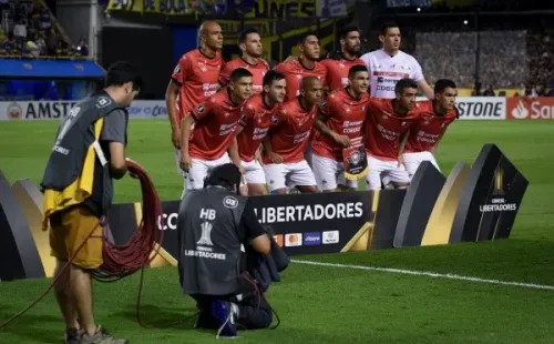 Jorge Wilstermann na Bombonera, pela Libertadores de 2019. (Foto: Getty Images)