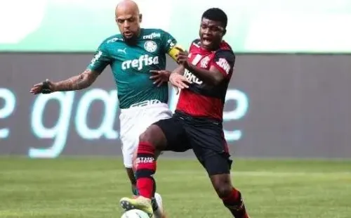 Lincoln em ação no jogo diante do Palmeiras. Foto: Divulgação