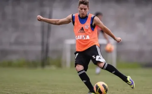 Adryan nos tempos de Fla — Foto: Getty Images