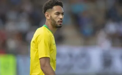 Matheus Cunha em campo pela seleção. (Foto: Getty Images)