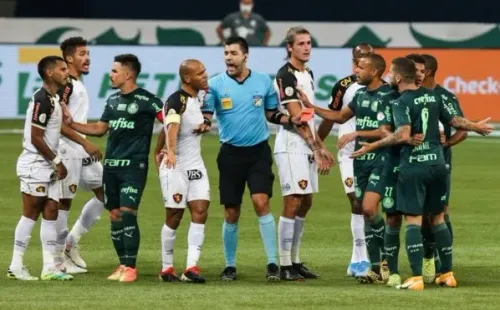 Jogadores de Sport x Palmeiras pelo Brasileirão. Foto: Getty Images