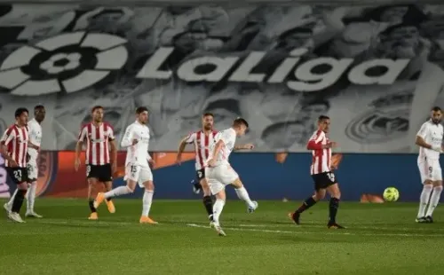 Real Madrid x Athletic Bilbao em jogo pela La Liga. Foto: Getty Images