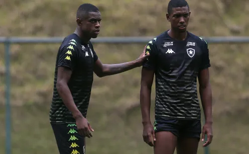 Benevenuto e Kanu são parceiros de zaga desde a base no Botafogo (Foto: Vítor Silva/Botafogo)
