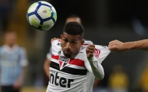 Rojas não joga desde o fim de 2018 e vive a expectativa de retornar a campo pelo São Paulo (Foto: Rubens Chiri/São Paulo)
