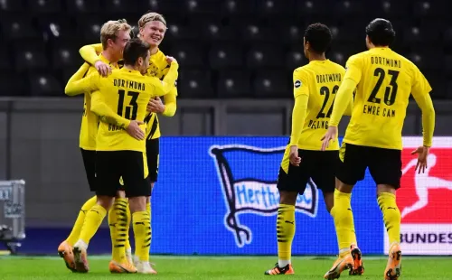 Comemoração gol Borussia Dortmund. Foto: Getty Images