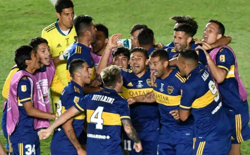 Comemoração do Boca Juniors. Foto: Getty Images