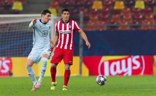 Atlético de Madrid x Chelsea no primeiro confronto da Champions League. (Foto: Getty Images)