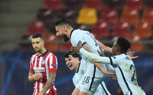 Atlético de Madrid x Chelsea no primeiro confronto da Champions League. (Foto: Getty Images)