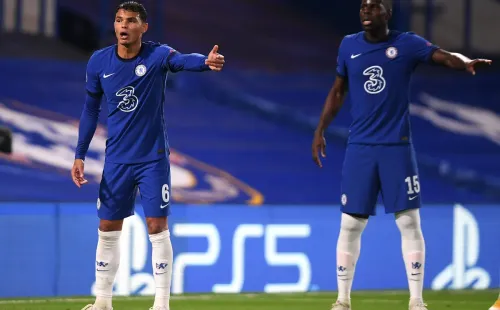 Thiago Silva em partida pelo Chelsea. Foto: Getty Images