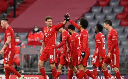 Bayern em campo pela Bundesliga. (Foto: Getty Images)