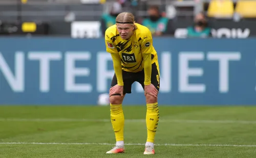 Haaland é a esperança do Borussia para avançar de fase na Champions. (Foto: Getty Images)