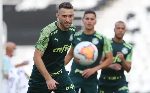 Alan tem contrato de empréstimo até junho e torcida do Palmeiras quer sua contratação em definitivo (Foto: César Greco)
