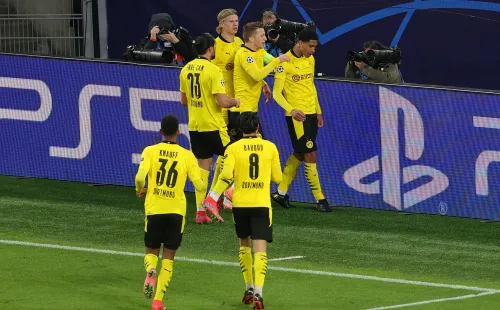 Borussia foi para o intervalo com a classificação na mão. (Foto: Getty Images)