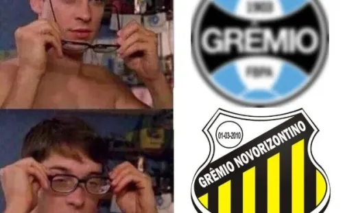 &#039;O Santos perdeu para o Grêmio&#039;, brincou um torcedor. Foto: Reprodução/Twitter