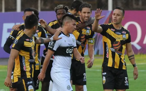 Deportivo Táchira em campo pela Libertadores. (Foto: Getty Images)