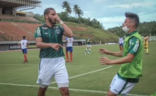 Luizão comemora gol contra o Bahia pela Copa do Brasil Sub-20 (Foto: Divulgação/Coritiba)