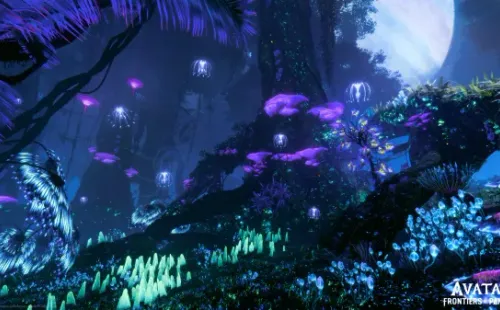 Ambientação e natureza única do universo de Avatar (Divulgação/Ubisoft)