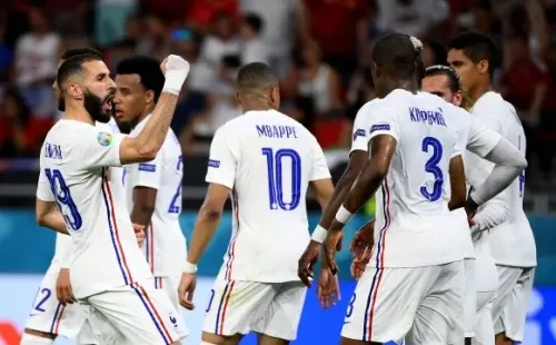 França comemorando gol pela Eurocopa. (Foto: Getty Images)