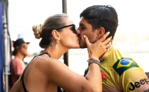 Yasmin Brunet e Gabriel Medina (Foto: Getty Images)