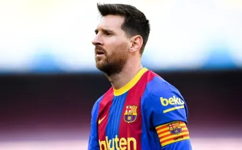 Messi em campo pelo Barcelona. (Foto: Getty Images)