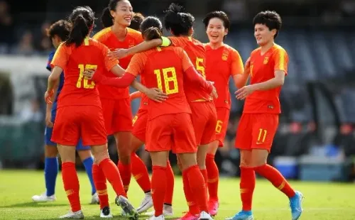 Seleção chinesa de futebol, que duela com o Brasil na quarta (21). (Foto: Getty Images)