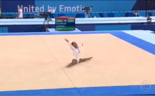 Ginasta brasileira Rebeca Andrade disputa final na ginástica, confira onde assistir AO VIVO. (Foto: reprodução)