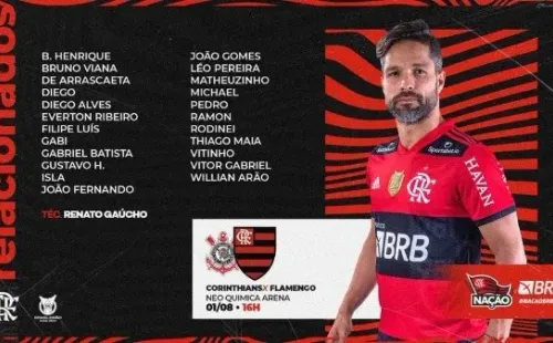 Relacionados para Corinthians x Flamengo. (Foto: Divulgação Flamengo)