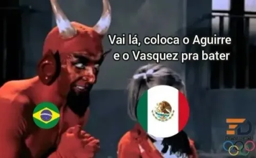 Memes da classificação do Brasil para à final dos Jogos Olímpicos. (Foto: Reprodução Twitter)