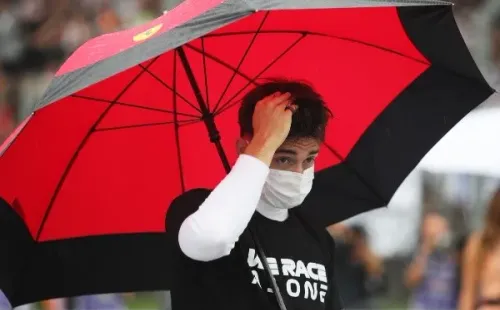 Charles Leclerc no GP da Hungria (Foto: Getty Images)