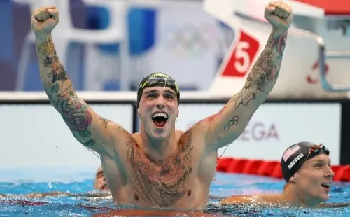 Bruno Fratus conquistou a medalha de bronze nos Jogos Olímpicos de Tóquio (Foto: Getty Images)