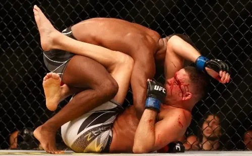 Nate Diaz foi derrotado por Leon Edwards No UFC 263 | Crédito: Getty Images